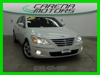 2009 hyundai used genesis navigation moon  leather seats camera  free carfax v8