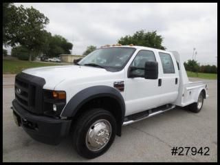 F550 powerstroke diesel f-550 crew cab 9' smyrna flatbed 4x4 - we finance!