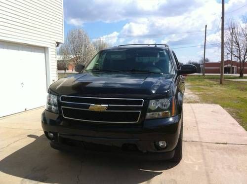 2009 chevrolet tahoe 1lt 4x4 3rd row sunroof factory 20s black