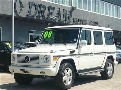 G500 g-class sport ,luxury seating pkg ,navigation system low miles 4 dr suv aut