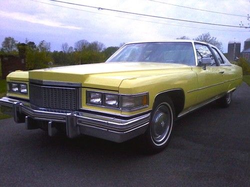 1975 cadillac coupe deville cabriolet plus extras!