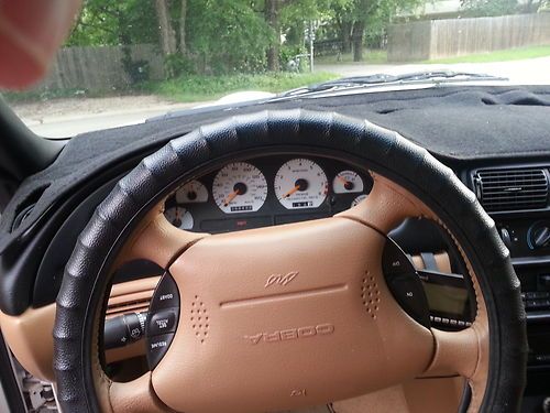 1998 mustang svt cobra coupe (white), tan leather, standard, stock/original