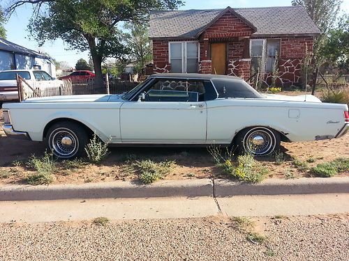 1969 lincoln continental mark iii base 7.5l