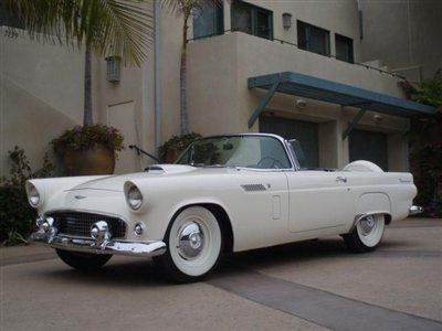 1956 ford thunderbird rare classic roadster complete restoration inside &amp; out!