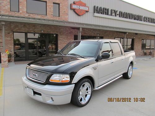 2003 supercharged harley davidson ford f-150 crewcab only 46000miles very clean.