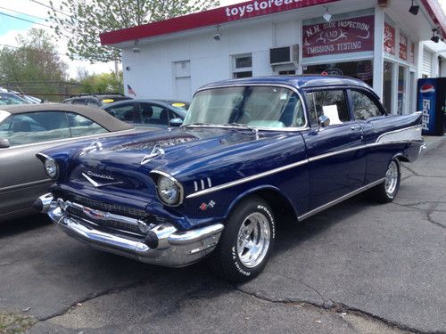 1957 chevrolet bel air restored very clean, lots of upgrades.