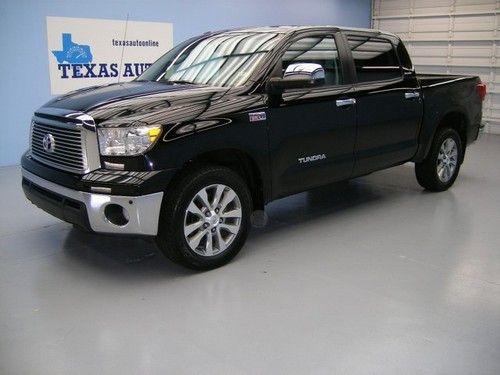 We finance!!!  2010 toyota tundra crewmax platinum roof nav rcamera 20 rim 1 own