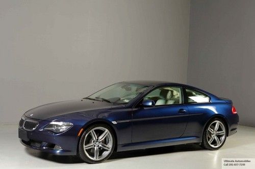 2008 bmw 650i coupe navigation panoroof m6 wheels sport prem pkg 41k miles xenon