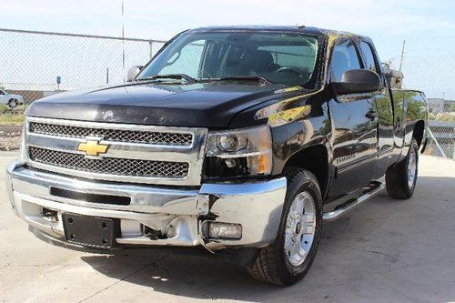 2012 chevrolet silverado 1500 salvage repiarable rebuilder only 24k miles runs!!