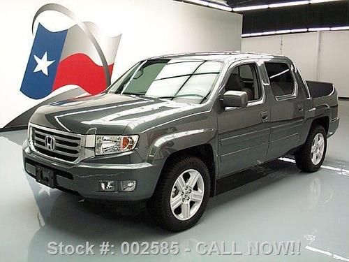 2013 honda ridgeline rtl crew 4x4 sunroof rear cam 2k!! texas direct auto