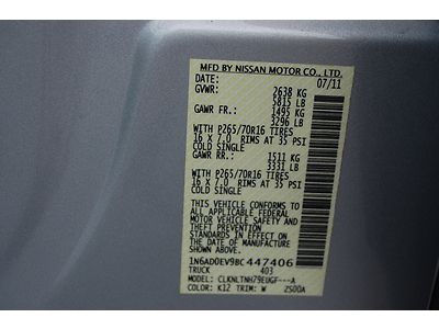 2011 NISSAN FRONTIER SV PREMIUM 4WD 4X4 CREW CAB STUNNING 1 OWNER WARRANTY LOOK, US $23,990.00, image 48