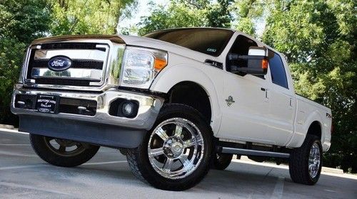 2011 ford f-250 lariat navigation sunroof heated &amp; cool seats 1 owner