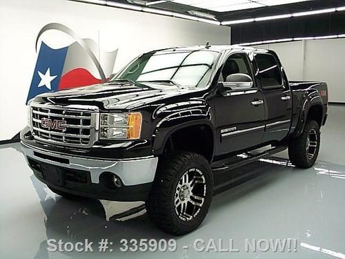 2011 gmc sierra 4x4 crew cab z92 lifted leather nav 31k texas direct auto