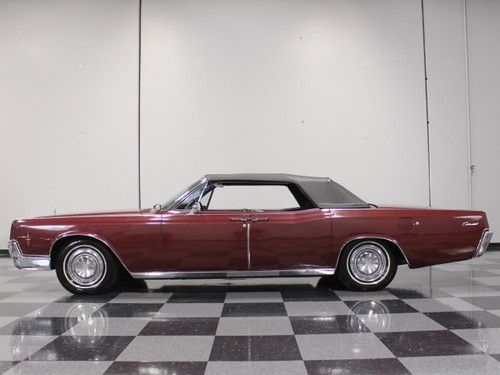 461 CI LINCOLN POWERPLANT, CONV TOP, BURGUNDY ON BLACK, SUICIDE DOOR CRUISER, US $34,995.00, image 2