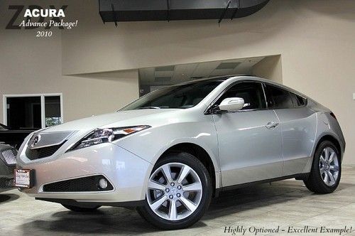 2010 acura zdx advance package sh-awd only 27k miles loaded rare &amp; perfect! wow!