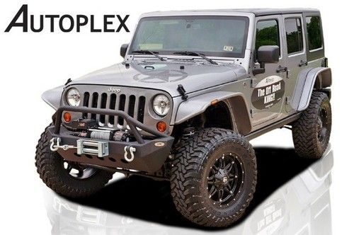 2013 billet silver 3.5 rubicon express lift smitty built winch 18 fuel wheels