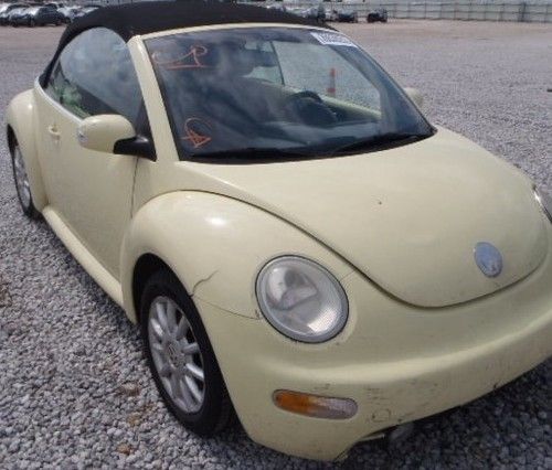 2004 volkswagen beetle gls convertible 2-door 2.0l