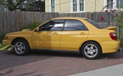 2003 subaru impreza wrx sedan 4-door 2.0l