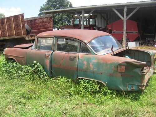 1955 Chevy parts car, image 3