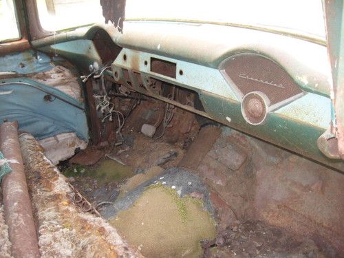 1955 Chevy parts car, image 4