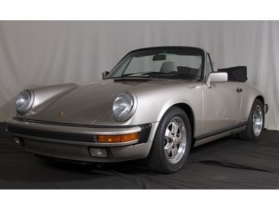 1989 porsche 911 carrera cabrio only 8k miles