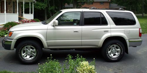 2000 toyota 4runner suv sr5 4wd 4x4 silver/beige 153k mi, md de pa nj dc