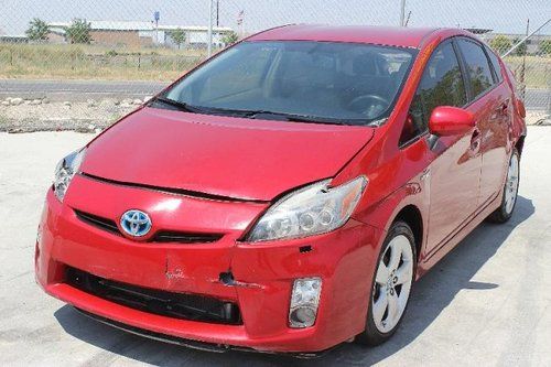 2010 toyota prius hybrid salvage repairable rebuilder only 53k miles runs!!!