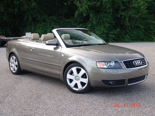 2006 audi a4 cabriolet convertible, navigation! heated seats! power top! l@@k!