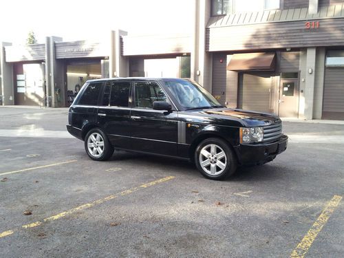 2005 land rover range rover hse sport utility 4-door 4.4l no reserve !!!