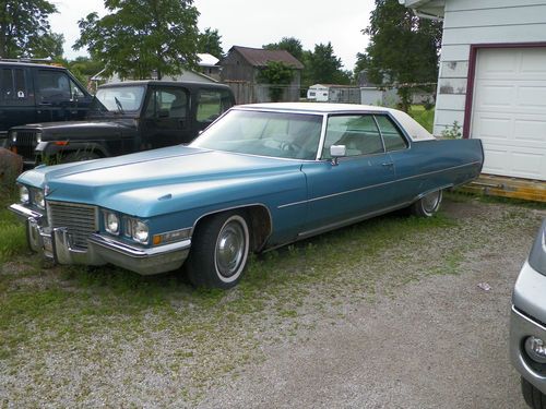 1972 Cadillac Coupe DeVille, US $4,500.00, image 1