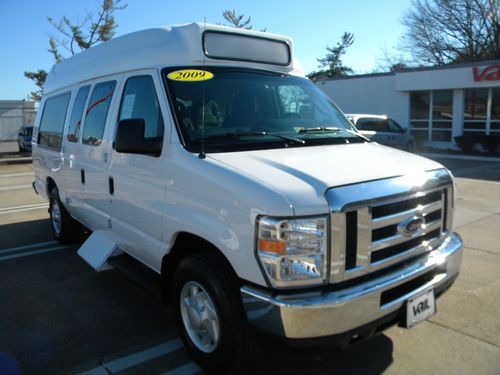 2009 ford e250 hightop tuscany 10 passenger shuttle van in va