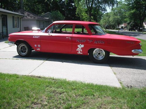 1961 chevy biscayne gasser rat rod street rod  hot rod