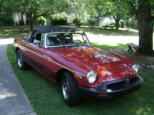 1979 mg mgb roadster convertible