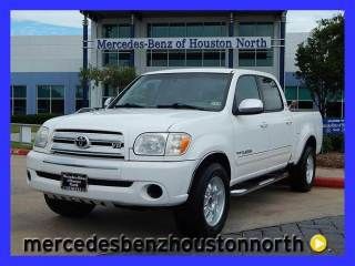 Tundra crewcab 2wd sr5, 125 pt insp &amp; svc'd, warranty, leather, wheels, clean!