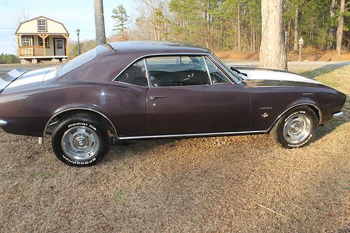 1967 camaro coupe royal plumb #s matching