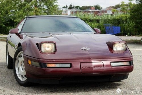 1993 chevrolet corvette coupe 40th anniversary edition automatic leather