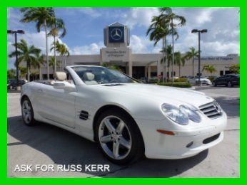 2006 sl500 5l v8 24v automatic rwd convertible bose fl car clean carfax low mile