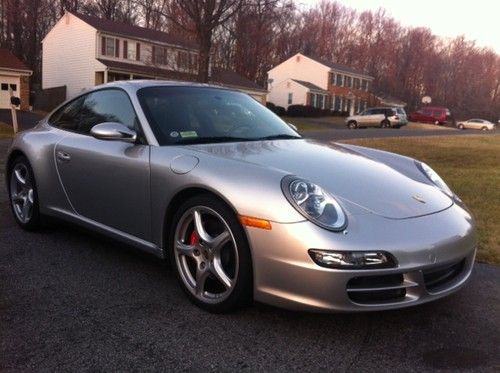 2006 porsche 911 c4s - silver, excellent condition, only 9k miles