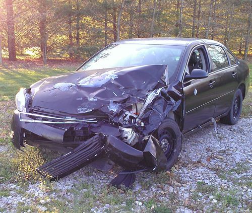 2007 chevrolet impala ls sedan 4-door 3.9l - wrecked police cruiser