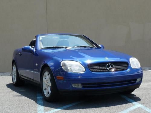 ~~99~mercedes~slk230~auto~convertible~kompressor~98k~2.3l~turbo~no~reserve~~