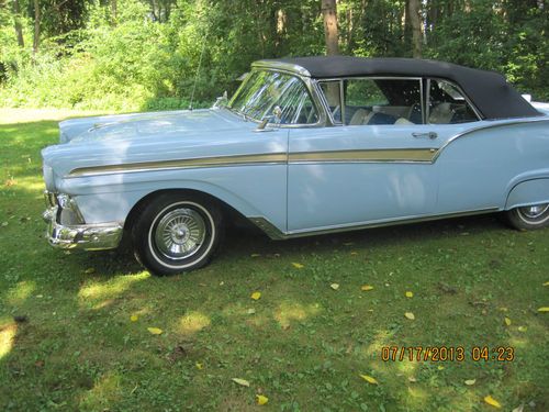 1957 ford fairlane 500 ragtop convertible