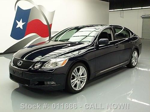 2007 lexus gs450h hybrid sunroof nav rear cam 18's 46k texas direct auto