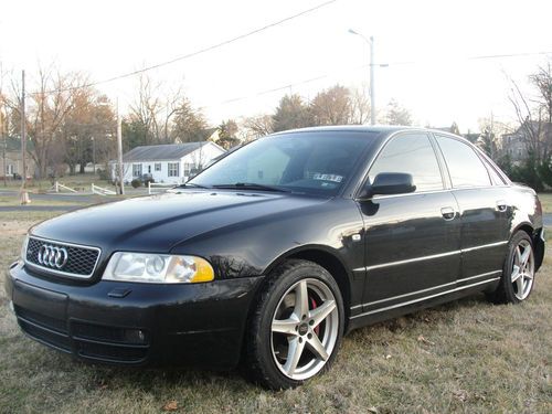 2000 audi s4 quattro 6 speed 2.7l bi twin turbo repairable salvage loaded nice