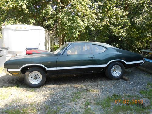 1972 oldsmobile cutlass ex-race car with 12 boy chevy rear- all mark williams