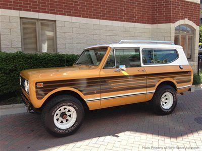 Scout ii removable top 304 v8 auto a/c ps pb mint restored rallye bronco blazer