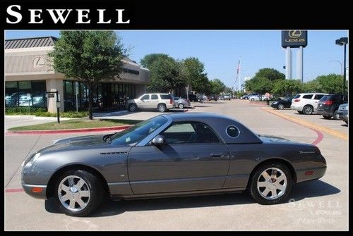 03 ford thunderbird convertable heated leather one owner low miles
