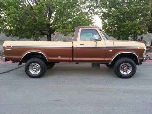 High boy 1976 ford f-250 4x4 single cab longbed wow must see