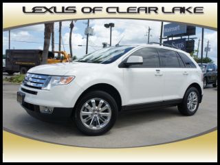 2010 ford edge  sel leather  p-sensors one owner clean car fax