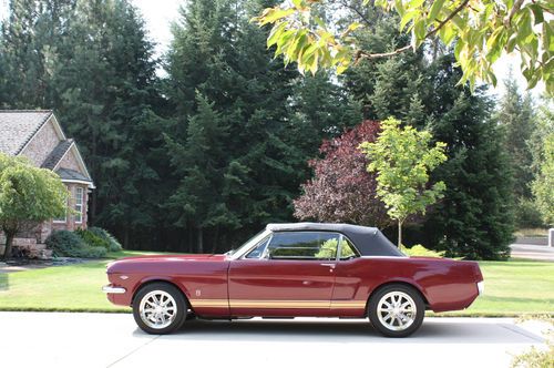 1965 ford mustang conv. rare a code 4 speed car 289 v8 4v hot rat rod cobra boss