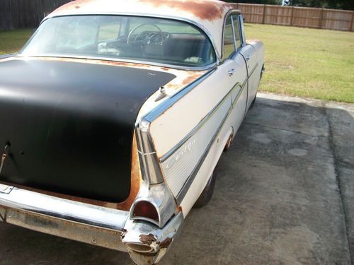 1957 CHEVY 4 DOOR HARD TOP, POWER PACK CAR, ALL ORIGINAL, NUMBER MATCHING, US $6,450.00, image 7
